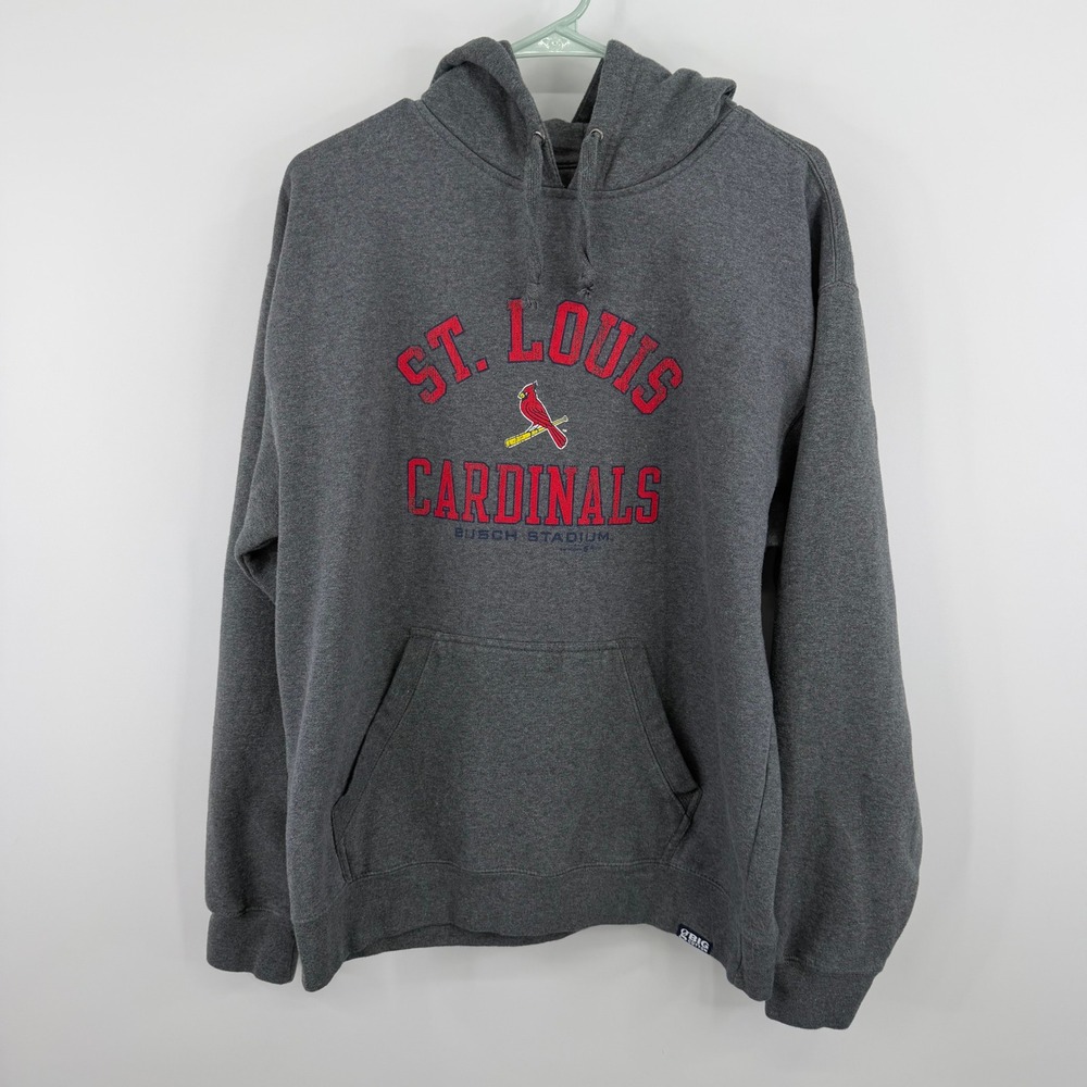 Gear For Sports‎ Hoodie Mens Large Gray St. Louis Cardinals Busch Stadium